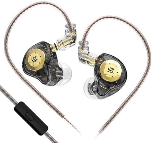 KZ EDX Pro Hi-Fi Gaming Earbuds – Unmatched Audio Clarity with Deep Bass for Gamers & Audiophiles – Customizable Detachable Cable for Long-lasting Performance – Ergonomic Design for Prolonged Comfort – Seamless Compatibility Across All Devices – Transform Your Sound Experience with Premium Quality