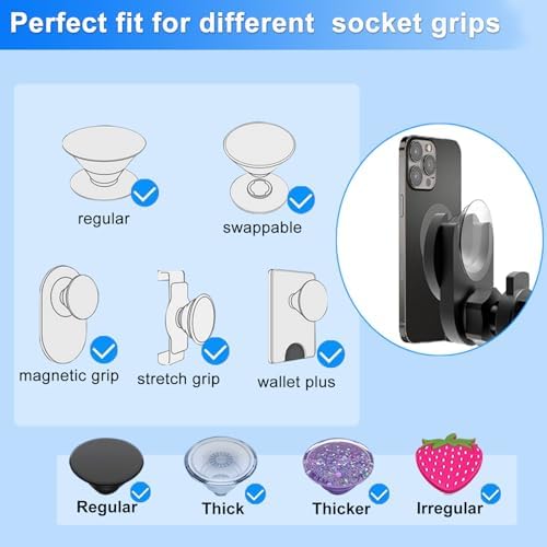 Revolutionary CD Slot Phone Holder for Enhanced Driving Convenience – 360° Rotatable Car Mount, Compatible with Pop Sockets and Mag Safe Wallets, Sleek Black Design for Maximum Stability and Safety