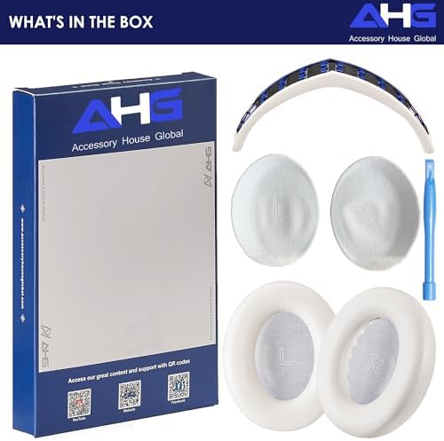 Upgrade Your Bose Quiet Comfort Ultra Wireless Headphones with Premium QC Ultra Replacement Ear Pad and Headband Cushion Kit – Effortless DIY Installation for Ultimate Comfort and Enhanced Sound Quality in Elegant Black Finish