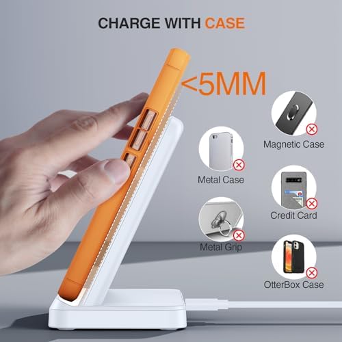 Ultimate 3-in-1 LK Wireless Charging Station for Samsung Devices – Fast Charging Hub for Galaxy Watch Ultra/7/6 Classic/5 Pro, S23/S22/S21 Series, Z Fold/Flip Models & Galaxy Buds – Enhanced Compatibility, Sleek White Design for Home & Office Use