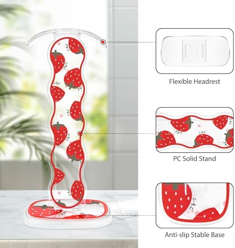 CamyCosy Headphone Holder for Desk, Gaming Headset & Earphone Stand with Tulip Flowers Pattern – Enhanced Compatibility and Speed