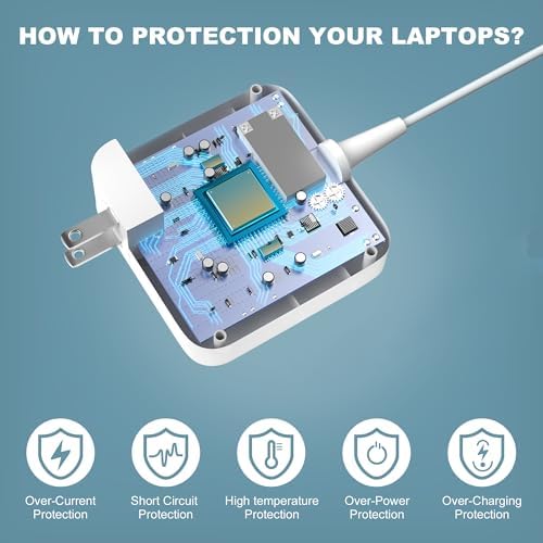 Ultra-Fast 60 W L-Tip Mac Book Charger for A1278 Models – Lightweight, Durable Power Adapter for Mac Book Pro & Air (Pre-Mid 2012) – Efficient Charging Solution for On-the-Go Professionals and Students