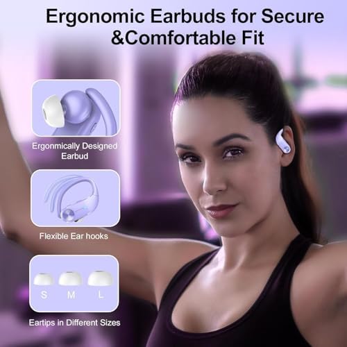Transform Your Audio Experience with Cutting-Edge Bluetooth 5.4 Wireless Earbuds – Hi-Fi Stereo Sound with Advanced ENC Noise Cancellation – IP7 Waterproof for Ultimate Durability – 68-Hour Battery Life with Dual LED Display for Real-Time Monitoring – Perfect for Active Lifestyles and Everyday Connectivity