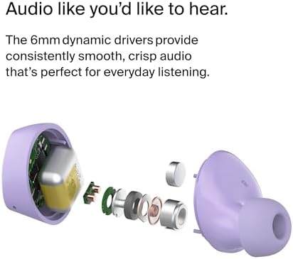 Belkin Sound Form Bolt True Wireless Earbuds – Unmatched 28-Hour Battery Life, IPX4 Water & Sweat Resistance, Effortless Wireless Charging, USB-C Compatibility – Stylish Teal Earbuds for Active Lifestyles and Superior Audio Quality