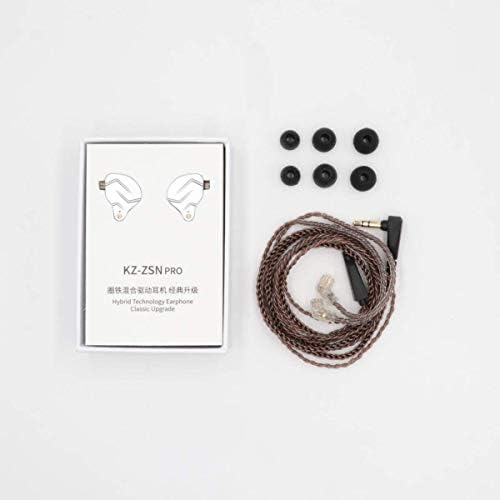 Elevate Your Listening Experience with Linsoul KZ ZSN Pro Dual Driver In-Ear Monitors – Premium 1 BA + 1 DD Hybrid Earbuds with Durable Zinc Alloy Design and Detachable 2-Pin Cable for Hi-Fi Sound Quality and Enhanced Device Compatibility, Perfect for Audiophiles and Casual Listeners Alike