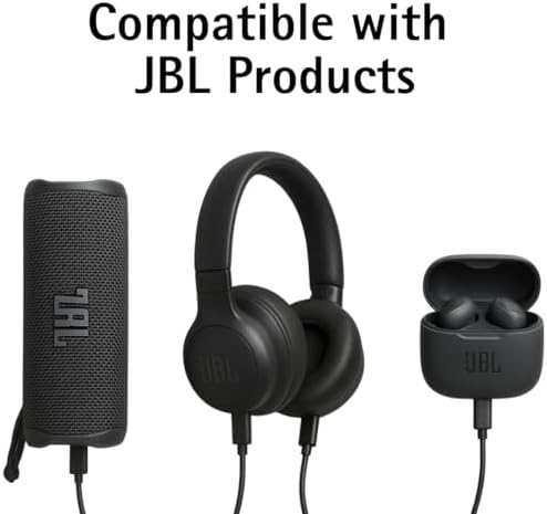 High-Performance 65 W USB-C Power Adapter for JBL Audio Devices – Fast Charging Solution for Charge, Flip, Pulse, Clip, GO, JRPOP, Extreme, Vibe Beam, Endurance Peak – Travel-Friendly Power Supply for Uninterrupted Sound Quality on the Move