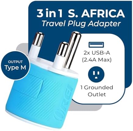 OREI Switzerland Travel Plug Adapter with Dual USB Ports – Ultimate Type J Charging Solution for USA Devices – Fast, Efficient Power for i Phones, Laptops, Tablets & More – Essential Travel Accessory for Hassle-Free Connectivity