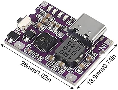 Ultra-Fast Type-C USB Boost Converter Module – 4-Pack 5 V 3.1 A High-Efficiency Charging Kit with Integrated Switch & LED Status Light for Enhanced Mobile Power Bank Functionality and Versatile Device Support