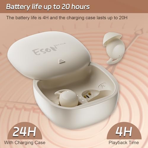 Discover Unmatched Comfort with Bluetooth 5.4 Invisible Sleep Headphones – Perfectly Designed for Side Sleepers, Featuring Advanced Noise Blocking, IPX6 Waterproof Durability, and Lightweight Mini Earbuds Ideal for Sleep, Meditation, and Active Workouts – Elevate Your Relaxation Experience Today!