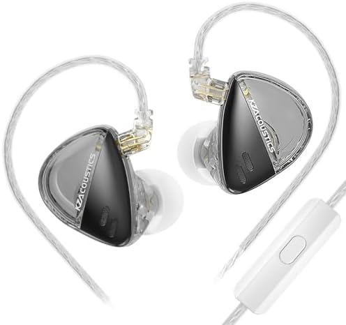KZ Libra Hi-Fi In-Ear Headphones – Customizable Detachable Cable for Audiophiles Seeking Superior Sound – Enhanced Heavy Bass Earbuds with Ultra-Wide Frequency Response – Ergonomic Comfort Design for All-Day Listening – Multi-Device Compatible for Optimal Audio Flexibility – Transform Your Music Journey with Exceptional Clarity and Dynamic Range