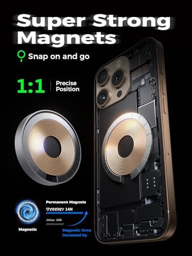 THREEKEY Qi2 15 W Magnetic Wireless Charging Hub – Ultimate Adjustable Charging Station for i Phone 16-12 Series & Air Pods with Dual-Sided Magnetic Grip, 180° Rotatable Design, and Sleek Space-Saving Aesthetics for Effortless Home and Office Power Solutions