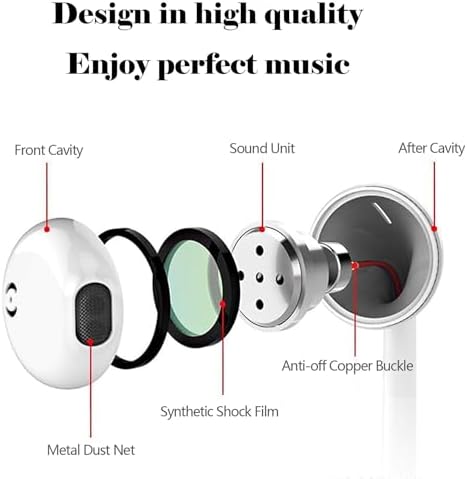 Transform Your Listening Experience with Apple MFi Certified Lightning Earbuds – Optimized for i Phone 14 to 7 Plus – Superior Sound Quality with Enhanced Bass and Clarity – Ergonomic In-Ear Design for Ultimate Comfort and Noise Isolation – Built-in Microphone for Effortless Hands-Free Calls – Lightweight, Tangle-Free, and Portable for Everyday Adventures – Ideal for Music Enthusiasts and On-the-Go Lifestyles