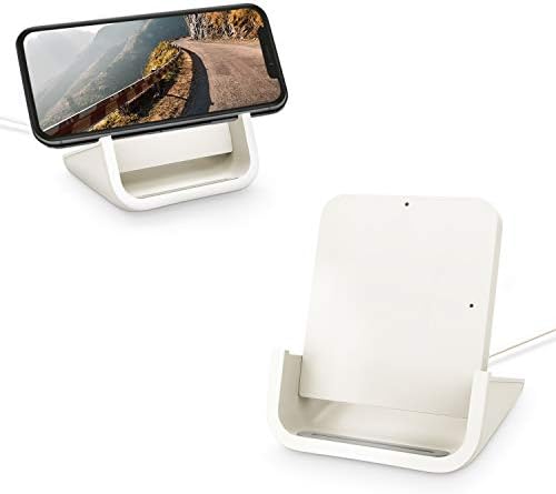 Elevate Your Charging Experience with the YUWISS Qi-Certified Wireless Charging Stand – Fast 10 W/7.5 W/5 W Cordless Charger for i Phones (14/13/12/11/XR/XS/X/8) & Samsung Galaxy (S22/S21/S9/S8/Note Series) – Sleek, Adjustable Design with Safety Features for Home & Office Convenience – Ideal for Clutter-Free, Efficient Use