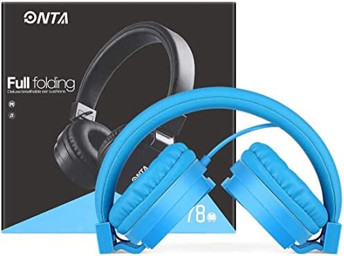Premium ONTA Kids Headphones – Comfortable Noise-Canceling On-Ear Headset for Young Learners | Durable Wired Earphones Designed for School, Travel, and Home | Perfect Fit for i Pads, Smartphones, and Laptops | Unmatched Sound Quality for Ages 3+