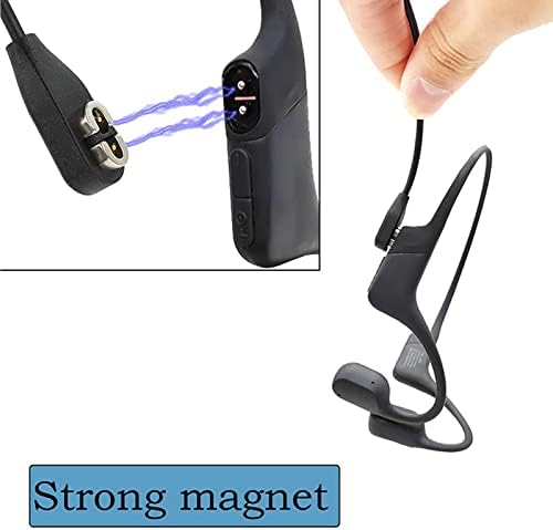 Dual Fast Charging USB Cables for After Shokz Aeropex AS800 & Open Comm ASC100 – Reliable Bluetooth Headset Charger Cord for Quick Power-ups, Enhanced Durability & Ultimate Compatibility – Essential Accessory for Seamless Audio Enjoyment