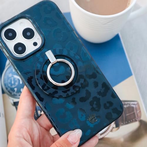 Transform Your i Phone 16, 15, 14, 13, 12 with VELVET CAVIAR’s Amethyst Purple Leopard Mag Safe-Compatible Grip – Stylish Magnetic Ring Holder & Adjustable Stand for Effortless Hands-Free Viewing, Secure Texting, and Enhanced Usability – Elevate Your Mobile Experience with Durable, Lightweight, and Customizable Accessory