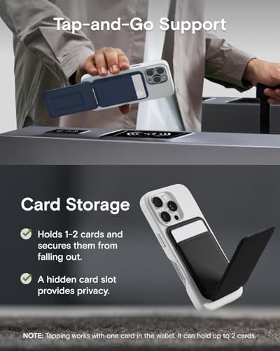 MOFT Phone Stand, Magnetic Phone Tripod Stand Stain-Resistant MOVAS Leather & Angle Adjustment & Strong Magnets Tripod for iPhone 16/15/14/13/12 (Included Metal Ring)-Misty Cove – Enhanced Compatibility and Speed