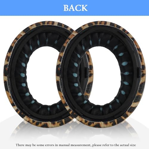 Adhiper Leopard Print Ear Pads for Bose 700/NC700 Wireless Headphones – Luxury Protein Leather Cushions with Memory Foam for Superior Comfort and Premium Audio Quality Upgrade
