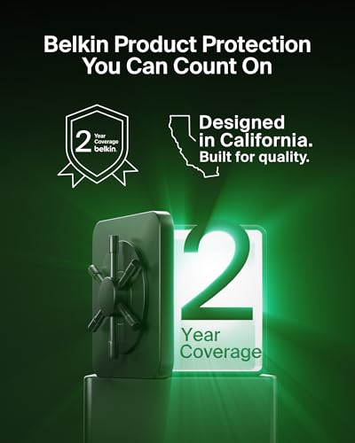 Belkin USB C to USB C Cable 2-Pack – 6.6 ft High-Speed Charging Solution for i Phone 16, Galaxy S25, Mac Book, and More – Durable Braided Design with 240 W Power Delivery for Ultimate Performance – Flexible and Stylish Charging Cords for Home, Office, and Travel