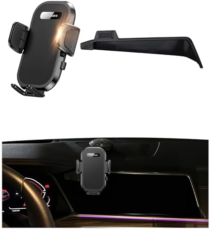 Premium Adjustable Car Phone Holder for 2008-2013 BMW X5 E70 & X6 E71 E72 – Perfectly Fits 4-7 Inch Smartphones, Enhanced Stability & Seamless Integration for Safe Driving Experience – Effortless Installation, Versatile Cradle Design for Hands-Free Navigation & Music Control