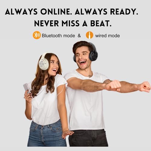 Stylish Pink Over-Ear Bluetooth Headphones with 65 Hours Playtime – Immerse Yourself in Deep Bass Stereo Sound, Ultra-Portable Foldable Design, Perfect for Travel, Gaming, and Movie Lovers