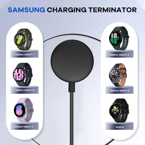 40 W Dual-Purpose Fast Charging Car Charger for Samsung Galaxy Smartphones & Smartwatches – 5 FT Premium Charging Cable for Galaxy S24/S23/S22/21/20, Note/Z Fold 6 & Watch 7/6/5/4/3 Active2/1 – Essential Travel Charger for Maximum Convenience and Durability on the Go