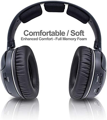 Upgrade Your Audio Experience: Premium Memory Foam Replacement Ear Pads for RS120, RS 110, and HDR120 Wireless Headphones – Enhanced Comfort and Sound Isolation with Durable ABS Rings for Long-lasting Performance