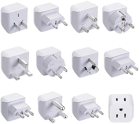 Ultimate Universal Travel Adapter: 35 W Fast Charging Power Converter with PD & QC 3.0, Dual USB-C & Triple USB Ports for Seamless Global Connectivity – Compatible with Type A, C, G, I Outlets for Effortless Charging Across EU, US, UK & Beyond – Perfect Travel Companion for Modern Explorers