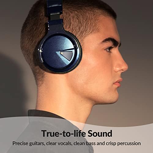 Silensys E7 Elite Wireless Over-Ear Headphones: Unmatched Active Noise Cancellation, Deep Bass Sound Experience, Luxurious Protein Ear Cushions, 30-Hour Battery Life – Your Perfect Bluetooth Companion for Travel, Work, and Daily Adventures in Elegant Black Design