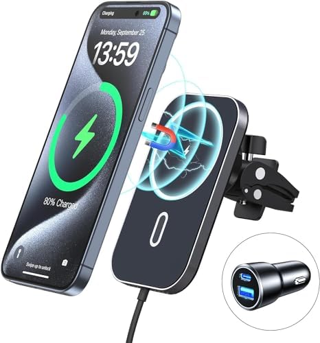 Revolutionary 3-in-1 Wireless Charging Station: Rapid 15 W Charging for i Phone 15, Samsung Galaxy, and More – Sleek Design with Integrated Safeguards and LED Indicators for Hassle-Free Power Management