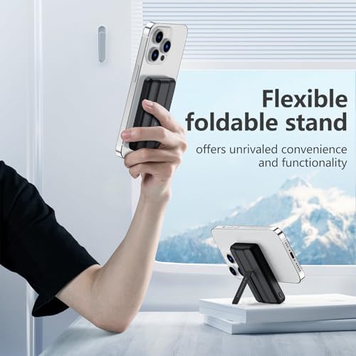 Azmuth Slim Magnetic Power Bank – 10,000 m Ah Wireless Charger with 22.5 W Fast Charging & Digital Display, Perfect for Mag Safe i Phone 16/15/14/13/12 Series – Lightweight, Portable Battery Pack for Seamless Charging on the Go