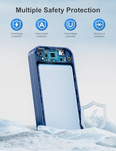 Ultra-Portable 20000 m Ah Power Bank with Built-In Cables & AC Plug | PD 20 W Fast Charging for i Phone, Samsung, Android | LED Display Travel Charger – Charge Multiple Devices Seamlessly and Stay Powered On-the-Go