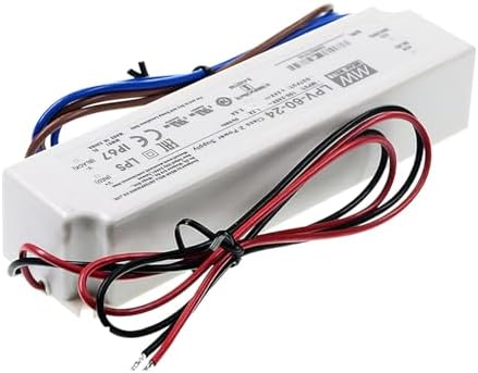 High-Performance 60 W 24 V LED Driver – LPV-60-24 by Ferro Fab MEAN WELL – Reliable Switching Power Supply for Optimal LED Lighting Efficiency and Safety Features