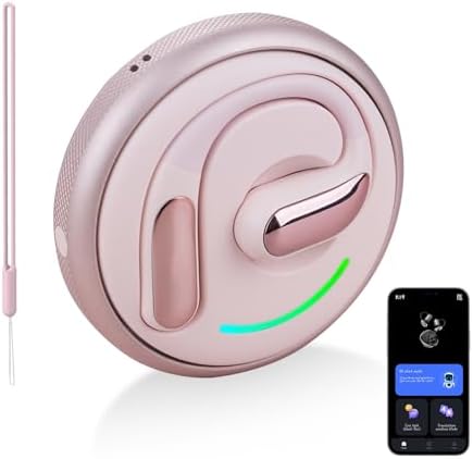 Revolutionary Pink AI Translator Earbuds – Bluetooth 5.4 Wireless Headphones for Instant 134 Language Communication – Perfect for Travel, Business Meetings, and Language Mastery – Boost Your Global Engagement and Conversations