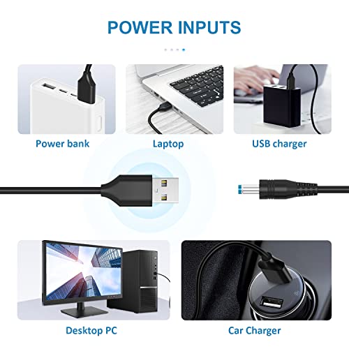 Versatile 5 V USB to DC Power Cable with 13 Adaptable Connectors – Ultimate Rapid Charging Solution for Webcams, Routers, and Power Banks – Streamline Your Device Compatibility Today