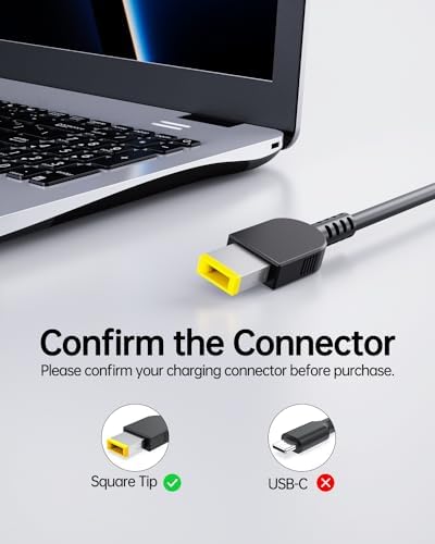 High-Performance AC Charger for Lenovo Ideacentre AIO Series – 65 W & 45 W Slim Tip Power Adapter with Enhanced Compatibility and Safety Certification – Ideal for All-in-One Desktops and Laptops, UL-Certified for Reliability and Speed, Includes Power Cord, 30-Day Hassle-Free Return Policy