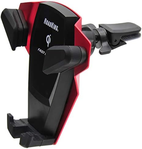 Ultimate Road King Heavy-Duty Universal Qi Charger – Fast Wireless Charging Station with Adjustable Phone Holder for All Qi-Enabled Devices, Built for Durability and Efficiency