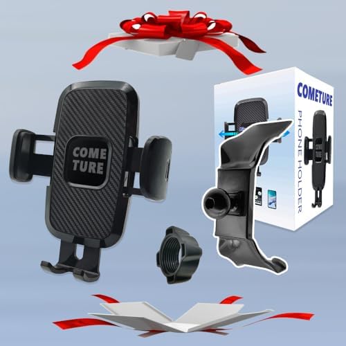 COMETURE Mercedes Benz Car Phone Holder Mount – Universal Smartphone Cradle for GLE Class (GLE-20-24) with Adjustable Viewing Angles and Tool-Free Installation – Elevate Your Driving Experience with Premium Interior Accessories for Navigation and Hands-Free Calls