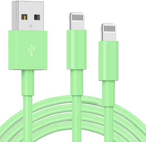 Premium 3-Pack Apple MFi Certified Lightning to USB Charger Cables – 6 FT Durable Fast Charging Cords for i Phone 13/12/11/11 Pro/11 Max/X/XS/XR/XS Max/8/7/6 – Enhanced Performance and Extended Reach for Seamless Device Connectivity