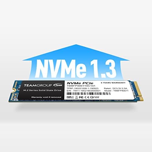 TEAMGROUP MP33 256 GB NVMe SSD – Ultra-Fast M.2 2280 Solid State Drive for Unmatched Performance Enhancement – Exceptional SLC Cache 3 D NAND TLC, PCIe Gen3 x4, Ideal for Gaming & Productivity – Experience Lightning Read Speeds Up to 1600 MB/s and Write Speeds Up to 1000 MB/s – Transform Your System with Unrivaled Efficiency & Reliability