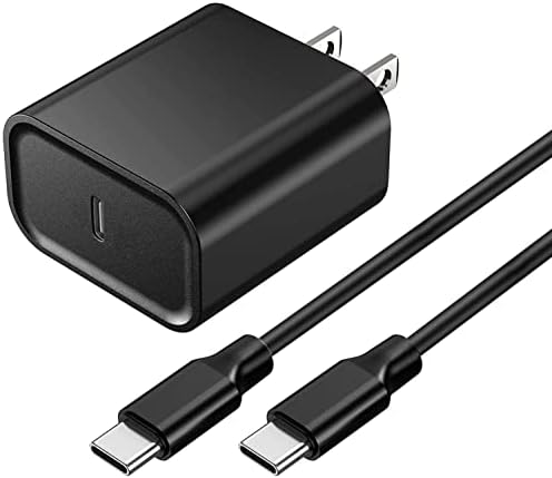 Rapid 15 W USB-C Charger for Samsung Galaxy A14 & A13 – Includes 5 FT Type-C Cable for Optimal Charging Flexibility – Compact, High-Speed Power Adapter for Android Devices with Enhanced Safety Features