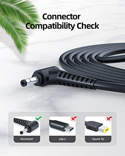 Lenovo Ideapad 3 Compatible Charger – UL Safety Certified 65 W/45 W Laptop Power Adapter for Models 3-14, 3-15, 3-17, S340, Flex 5, Yoga 710 & More – Fast Charging with Enhanced Compatibility for Reliable Performance