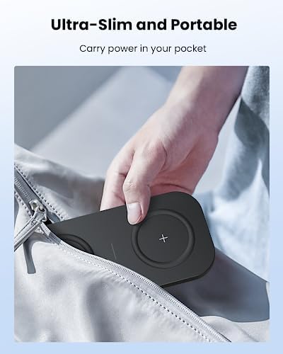 Dual Device Wireless Charging Pad – 10 W Max Fast Charger for i Phone 15/14/13/12/11 and Samsung S22/S21 – Compact & Efficient Multi-Device Charging Station with QC 24 W Adapter – Clutter-Free Power Solution for Everyday Use