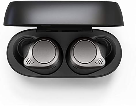 Compact High-Capacity Charging Cradle for Jabra Elite 75 t & Active 75 t – 700 m Ah Power Station for Superior Sound Quality and Ultimate Travel Flexibility in Sleek Black Design