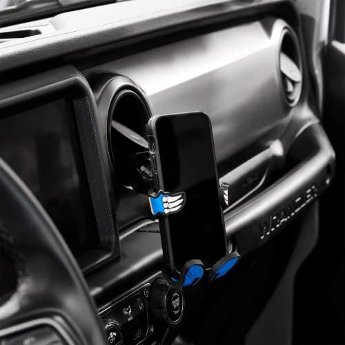 Marvel Spiderman Hug Buddy Adjustable Air Vent Smartphone Holder – Universal Car Mount for i Phone, Samsung Galaxy, LG & More – Secure & Stylish Phone Accessory for Safe Driving & Easy Navigation