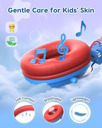 Safeguard Your Child’s Hearing with Durable Wired Headphones Featuring Volume Limiting Technology – Comfortable On-Ear Fit for Extended Use in School, Travel, and Entertainment – Enhanced Stereo Sound with 3.5 mm Compatibility – Available in Eye-Catching Blue and Red for Boys and Girls