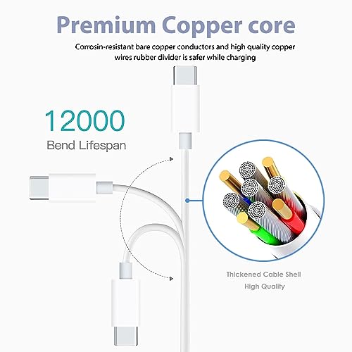 10-Pack YCWZZH USB A to USB C Charging Cables – Fast Charging and Data Transfer for i Phone 15, 16 Pro Max, i Pad Pro 11, Air 5, Mini 6 – 5 ft Durable Car Play Compatible Cords for Home and On-the-Go Connectivity