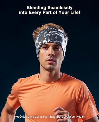 Ultimate Bluetooth 5.4 Sleep Headband Headphones – Designed for Side Sleepers, Unmatched Comfort for Active Lifestyles, Superior Sound Quality, Ergonomic Fit for Enhanced Relaxation, Ideal Tech Gift for Music and Podcast Enthusiasts
