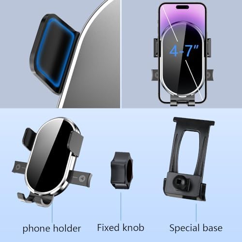 Premium Car Phone Holder for BMW X5 (2014-2018) & X6 (2015-2019) – Custom-Fit Dashboard Mount for Secure Smartphone Access – Enhanced Navigation Experience & Sleek Interior Upgrade – Tool-Free Installation & Adjustable Viewing Angles – Perfect for Driving Safety & Convenience