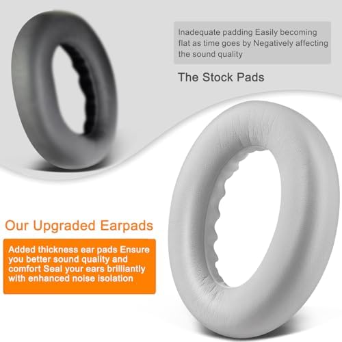 Transform Your Listening Experience with SOULWIT Replacement Earpads for Bose Quiet Comfort Wireless Headphones – Luxurious Ultra-Soft Protein Leather Cushions with Advanced High-Density Noise Cancelling Foam in Elegant Sandstone – Maximum Comfort, Superior Sound Isolation, and Effortless Installation for Extended Headphone Lifespan